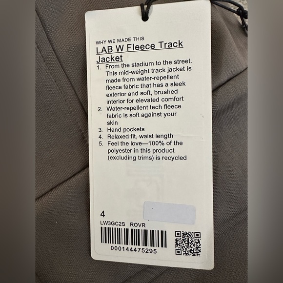 Lululemon LAB Women’s Fleece Track Jacket - Picture 8 of 12